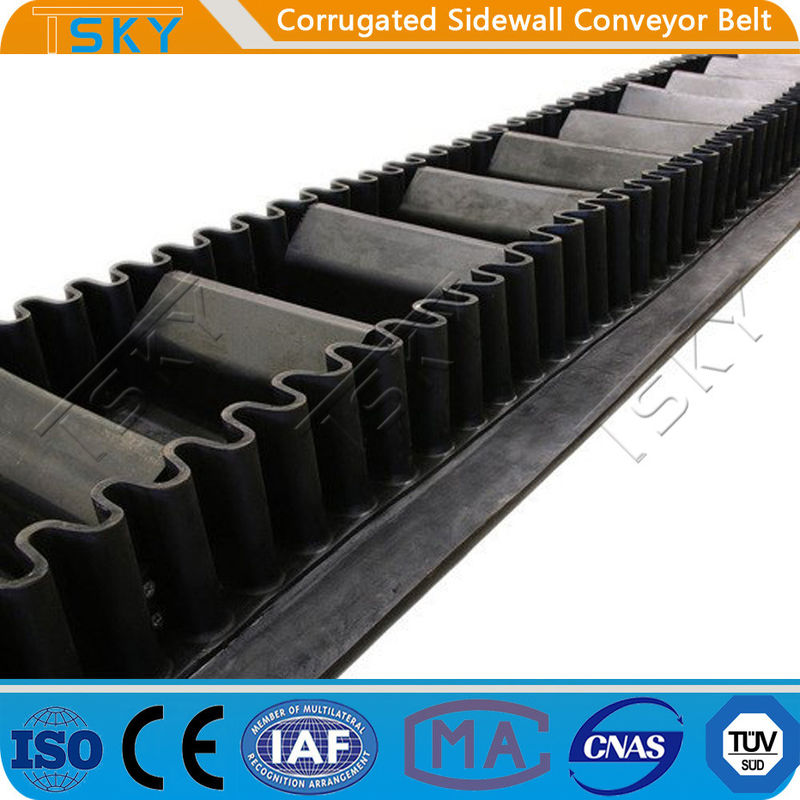 B1000 Corrugated Sidewall Rubber Conveyor Belt