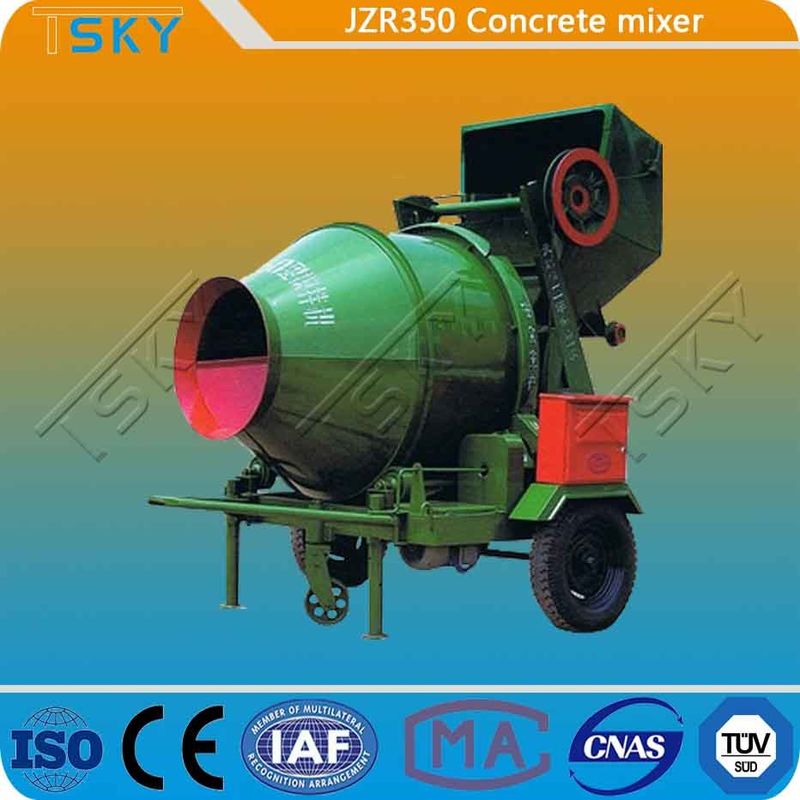 Hydraulic Tipping Type JZR350 Diesel Engine Concrete Mixer