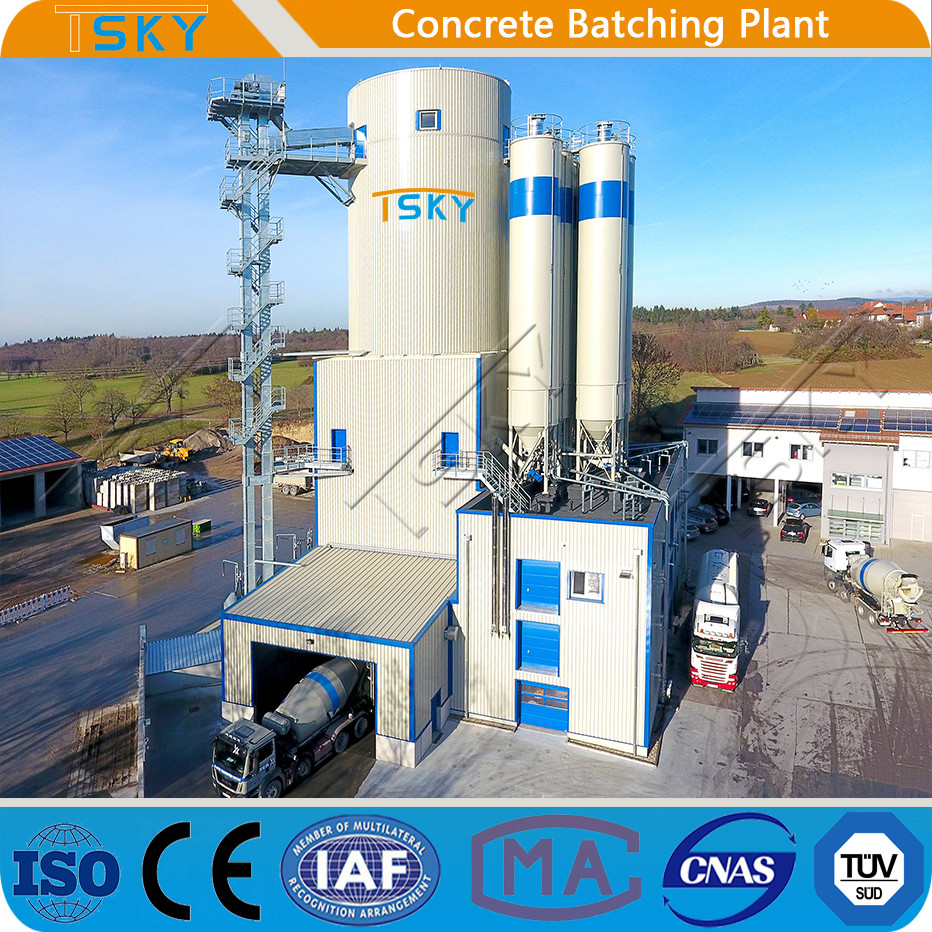 SGS Common Commercial HLS180 Tower Batching Plant